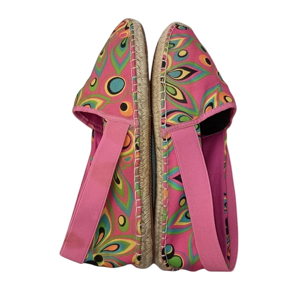 Loudmouth Lucky Espadrille Flat Shoes Pink Psyche… - image 6